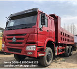 ディーゼルHowo 375の使用されたダンプ トラック25-30のトン容量16-20 CBMのダンプ箱