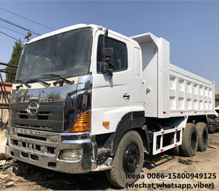 中国 2012年になされる使用されたhino 700シリーズ25-30tonダンプ トラック350の馬力16 CBMのダンプ箱 サプライヤー